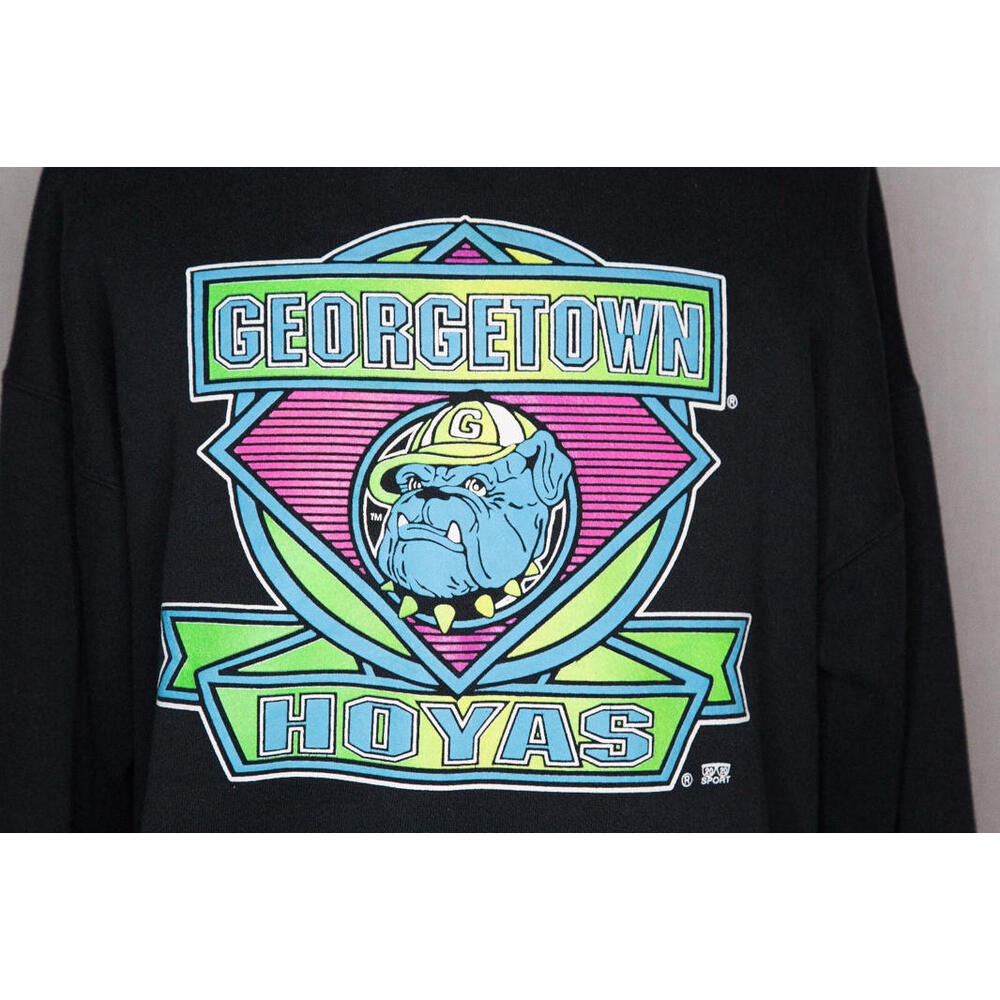 Vtg Pannill Sport 20/20 Georgetown University Hoyas Crewneck Sweatshirt USA XL